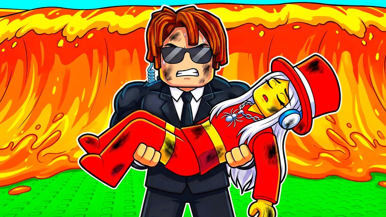 Contraté guardaespaldas para SOBREVIVIR al TSUNAMI de LAVA 🌋