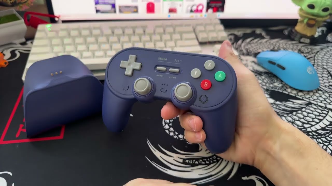 Melhor Controle da 8BitDo? Testando 8BitDo Pro 3 com TMR e Dock