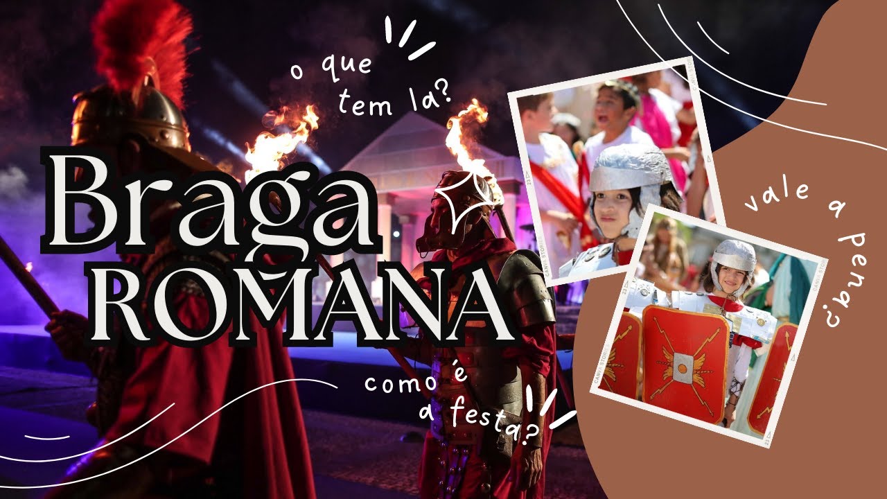Visitando o passado de BRAGA - Fomos até a BRACARA AUGUSTA - Conheça um pouco do BRAGA ROMANA #braga
