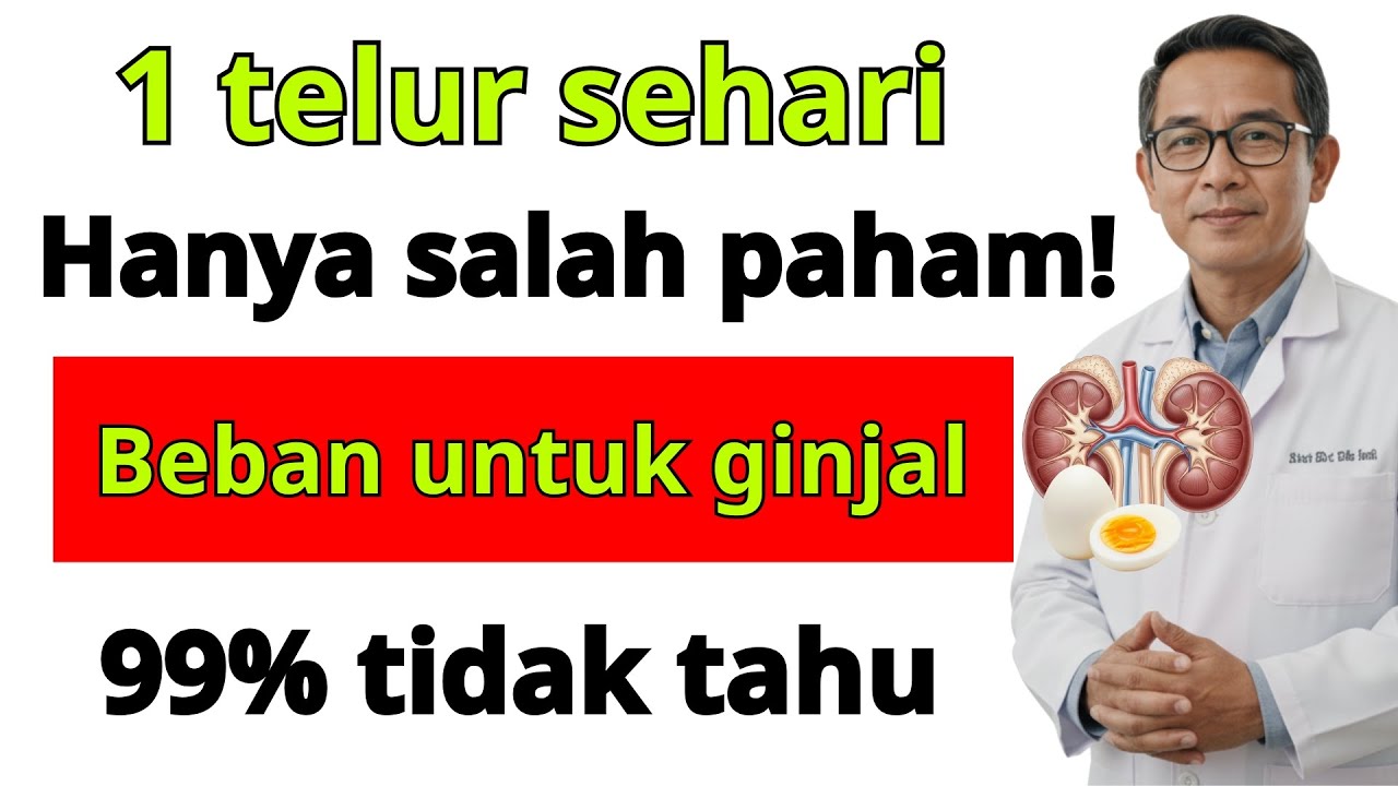 Musuh Ginjal atau Sahabat? Cara Makan Telur yang Menyelamatkan Ginjal & Otot Lansia (60+)