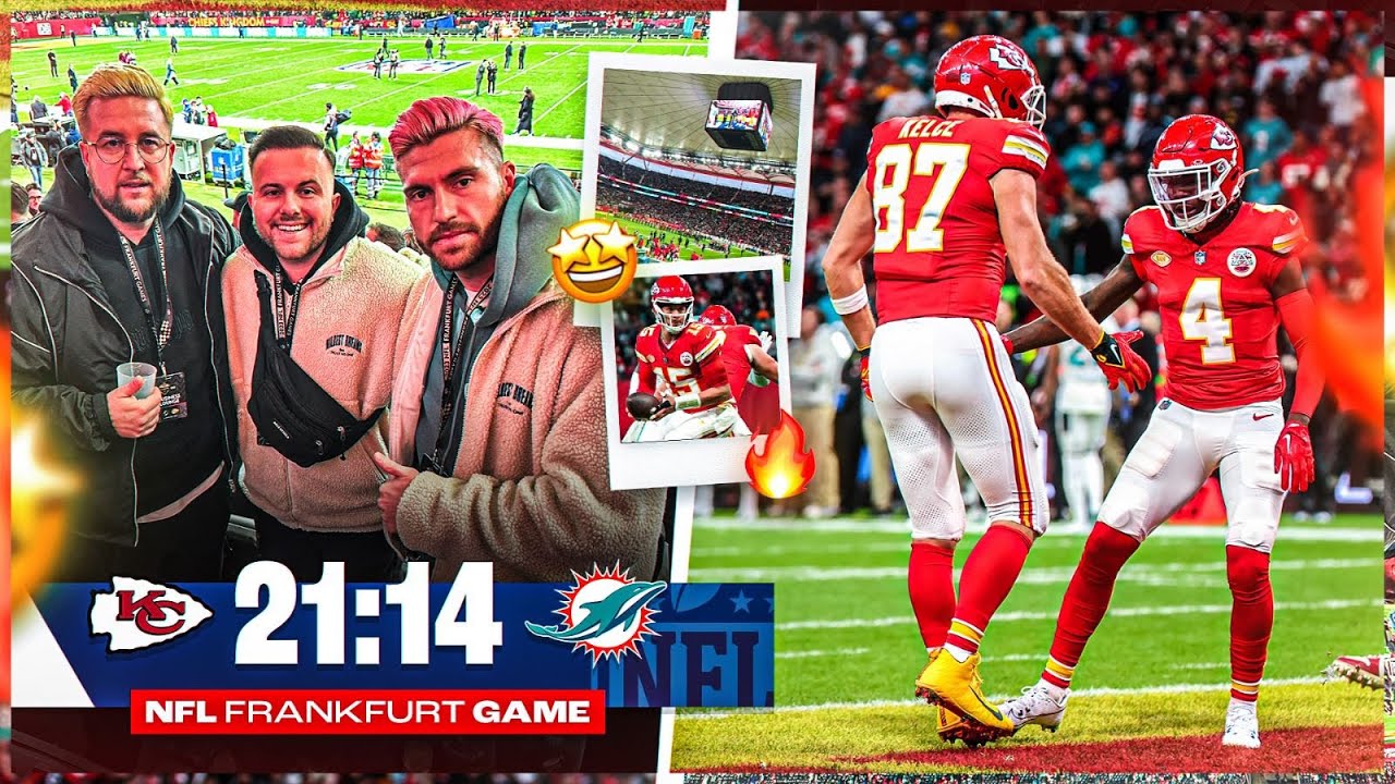 Kansas City Chiefs vs Miami Dolphins NFL STADION VLOG 🏟 mit den ZIMBOOOS @Tisi Schubech  🔥