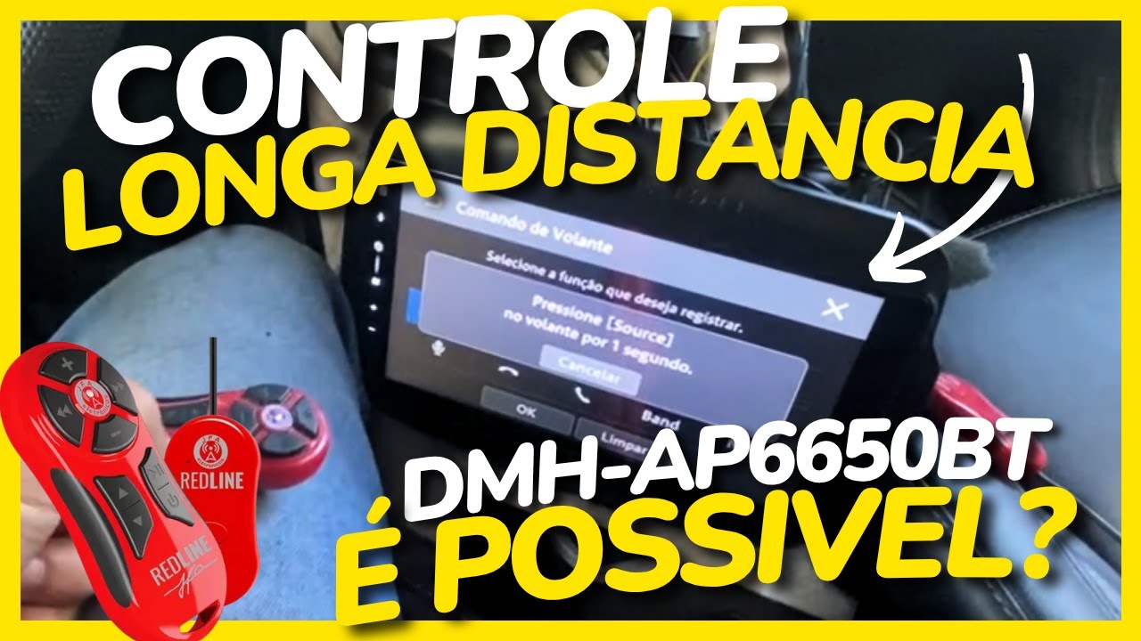 CONTROLE LONGA DISTANCIA MULTIMIDIA PIONEER DMH-AP6650BT É POSSIVEL? FUNCIONA? COMO PROGRAMAR