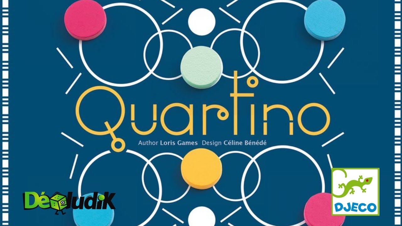 Quartino  -  La règle du jeu -  Djeco [Jeu famille ]