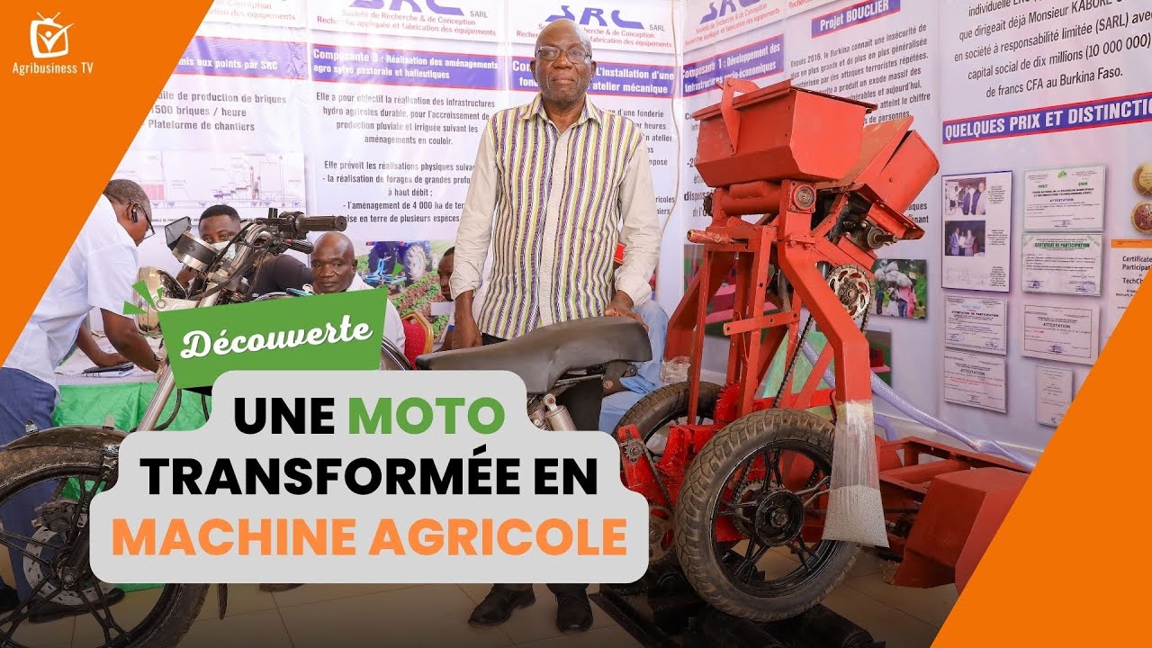 Découverte : Une moto transformée en machine agricole