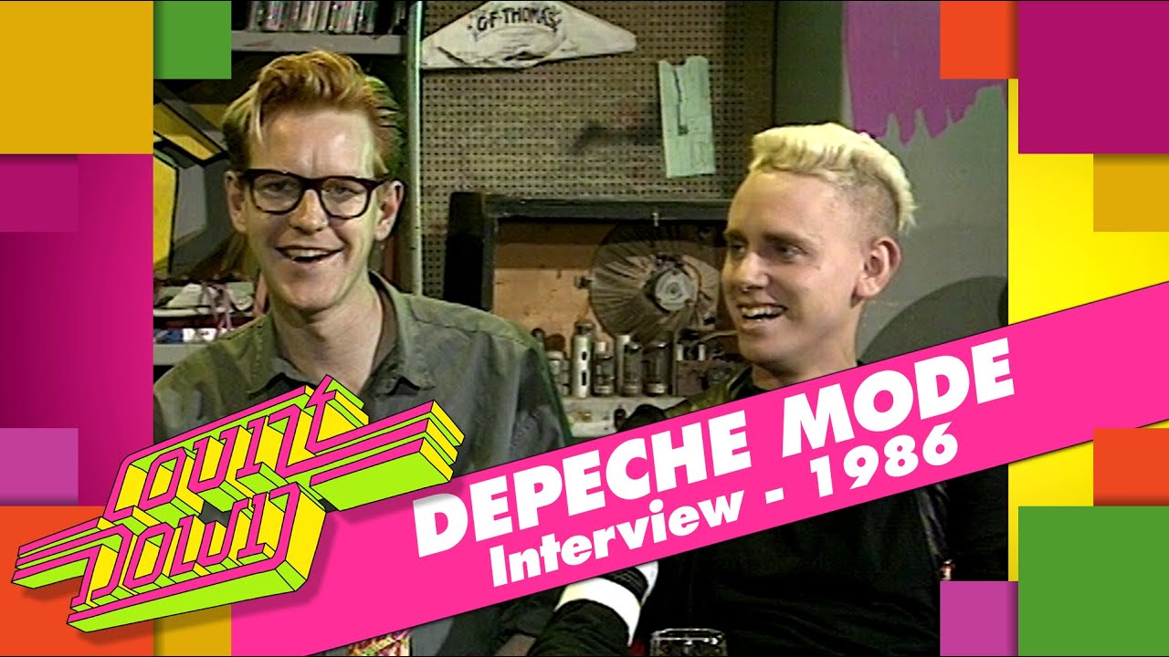 Depeche Mode's Andy and Martin On The Killing Tour Schedule (Countdown Interview, 1986)