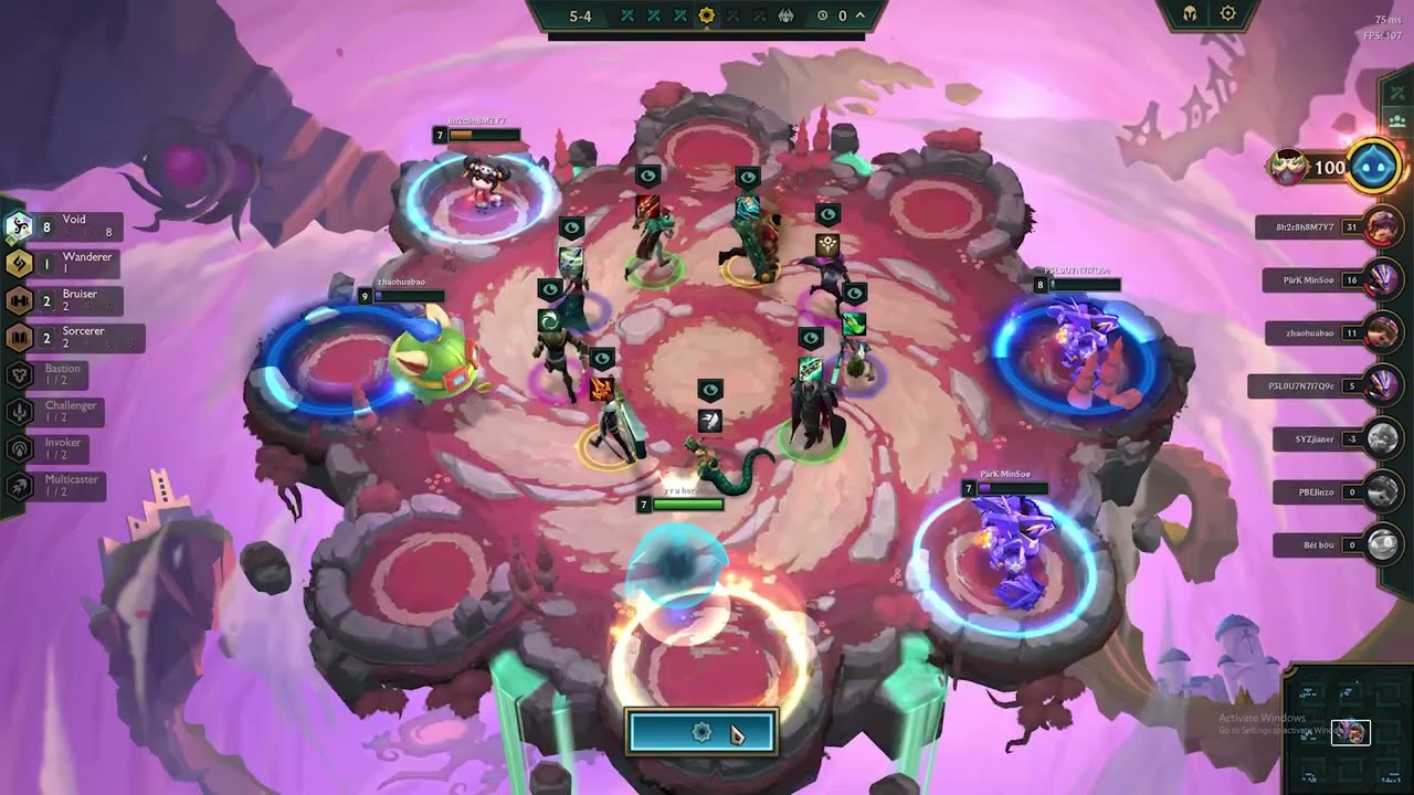 MR 100 | 8 VOIDs at 4-2 | tft set 9 PBE