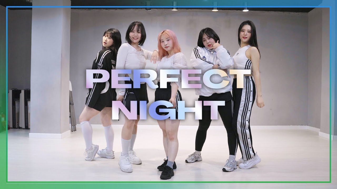 [Mirrored] LE SSERAFIM 'Perfect Night' I 5 Members Dance Practice [4U]