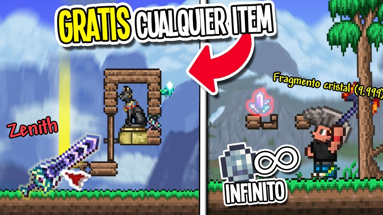 HACK&acute;s y TRUCOS ESCONDIDOS de TERRARIA 😳  As&iacute; CONSIGUE TODO  🙀