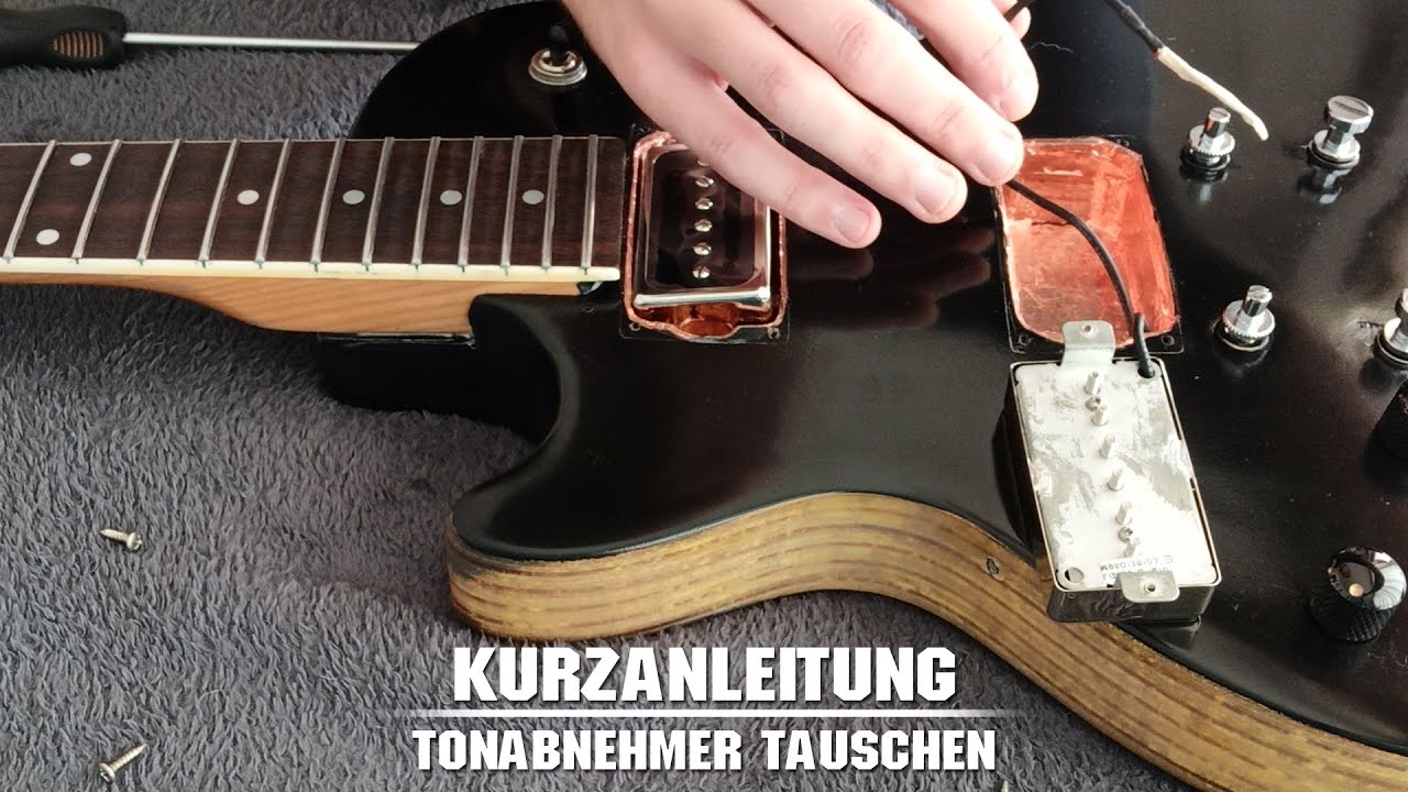 Kurzanleitung: Tonabnehmer tauschen/einbauen