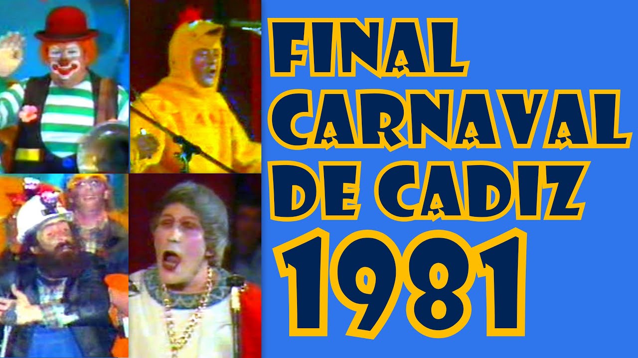 FINAL Carnaval de Cádiz. COAC 1981