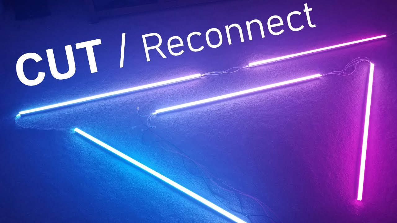 Govee M1 - Cutting / Reconnecting LED Strip with Different Length Wires