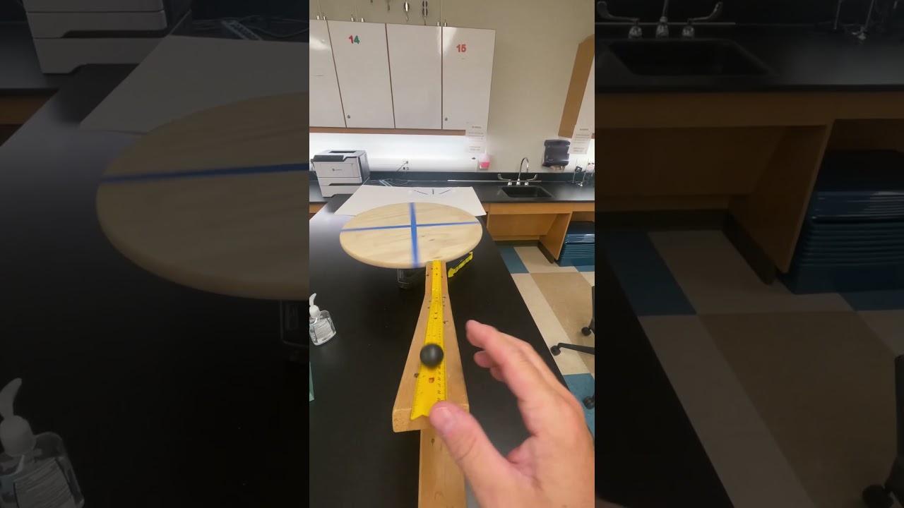 Ball on a Rotating Platform