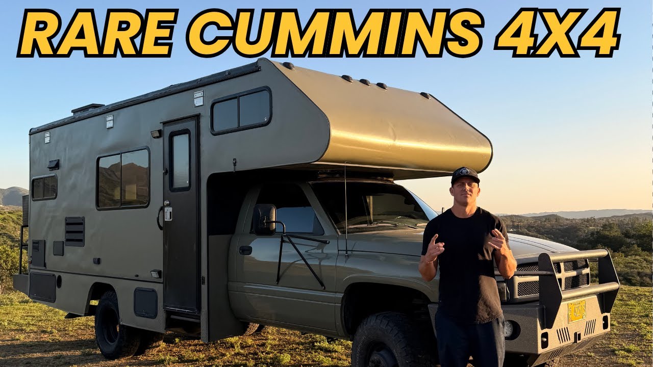 12 VALVE CUMMINS SCOTTY MOTORHOME AND ITS 4X4
