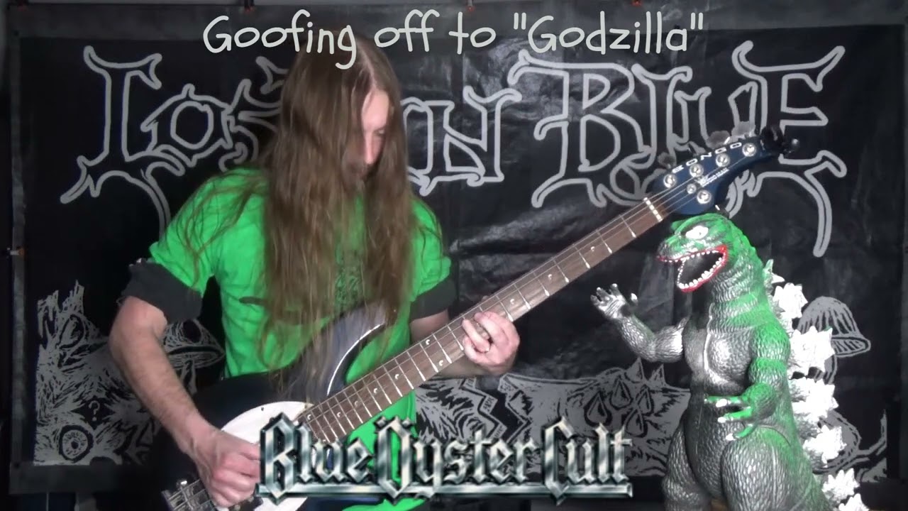 Goofing off to Godzilla (Blue Öyster Cult) #godzilla #classicrock #hardrock #metal