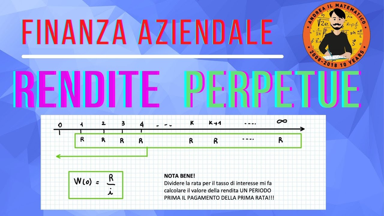 RENDITE PERPETUE- Finanza - Prezzo di azioni e obbligazioni