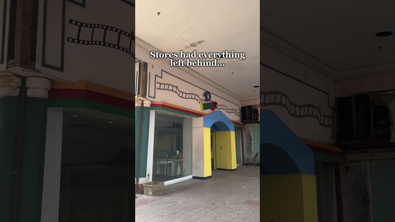 This abandoned mall is frozen in time&hellip;