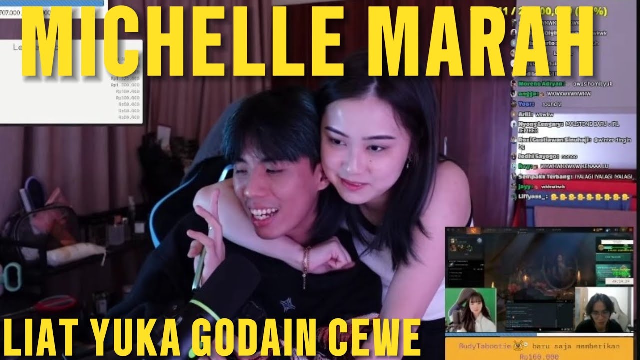 Michelle cemburu sama yuka #yuka #livestream