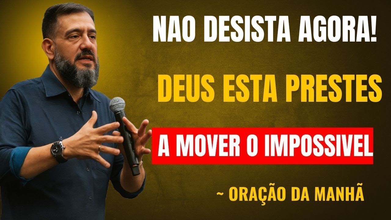 Não Desista Agora — Deus Está Prestes a Mover o Impossível!✝️ Luciano Subirá | 🔥