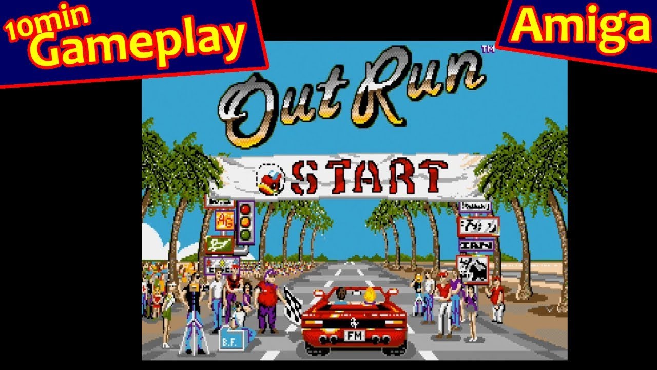 Out Run ... (Amiga) Gameplay