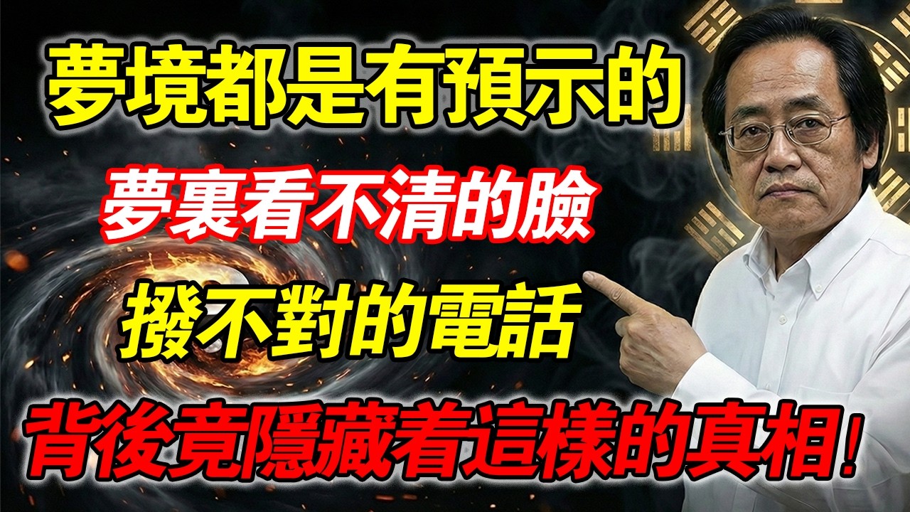 倪海廈：夢境是有預示的，夢裡看不清的臉，撥不對的電話號碼，背後竟隱藏着這樣的真相！#倪海廈 #中醫養生 #經方 #失眠惡夢 #心血管疾病預防