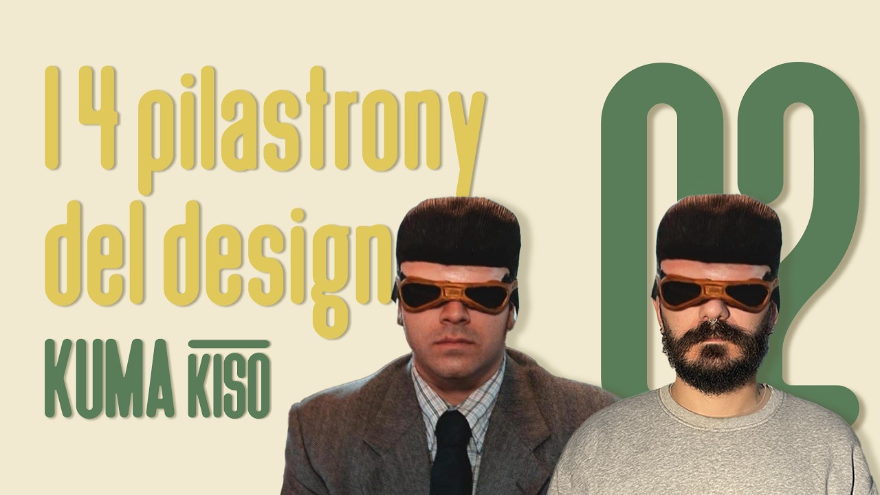 I 4 PRINCIPI DEL DESIGN CON TONY PITONY | Kuma KISO 02
