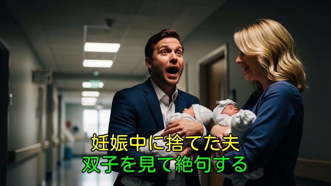 妊娠を知らずに私を捨てた夫が1年後、自分と瓜二つの双子を見て絶句