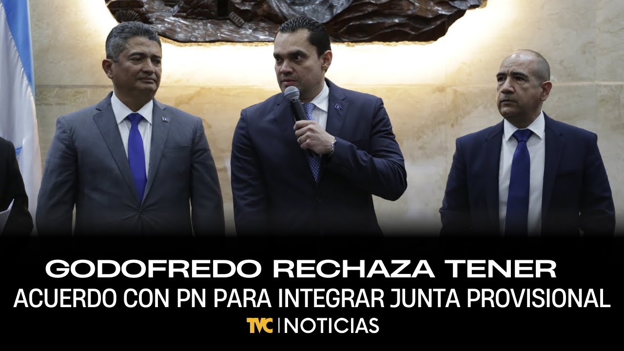 Godofredo Fajardo rechaza tener acuerdo con el PNH para integrar junta provisional