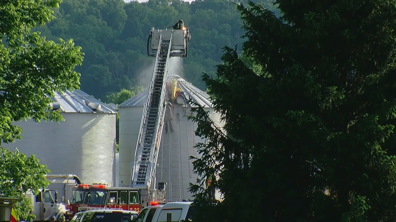 Man rescued after becoming stuck in grain silo in Ross Township