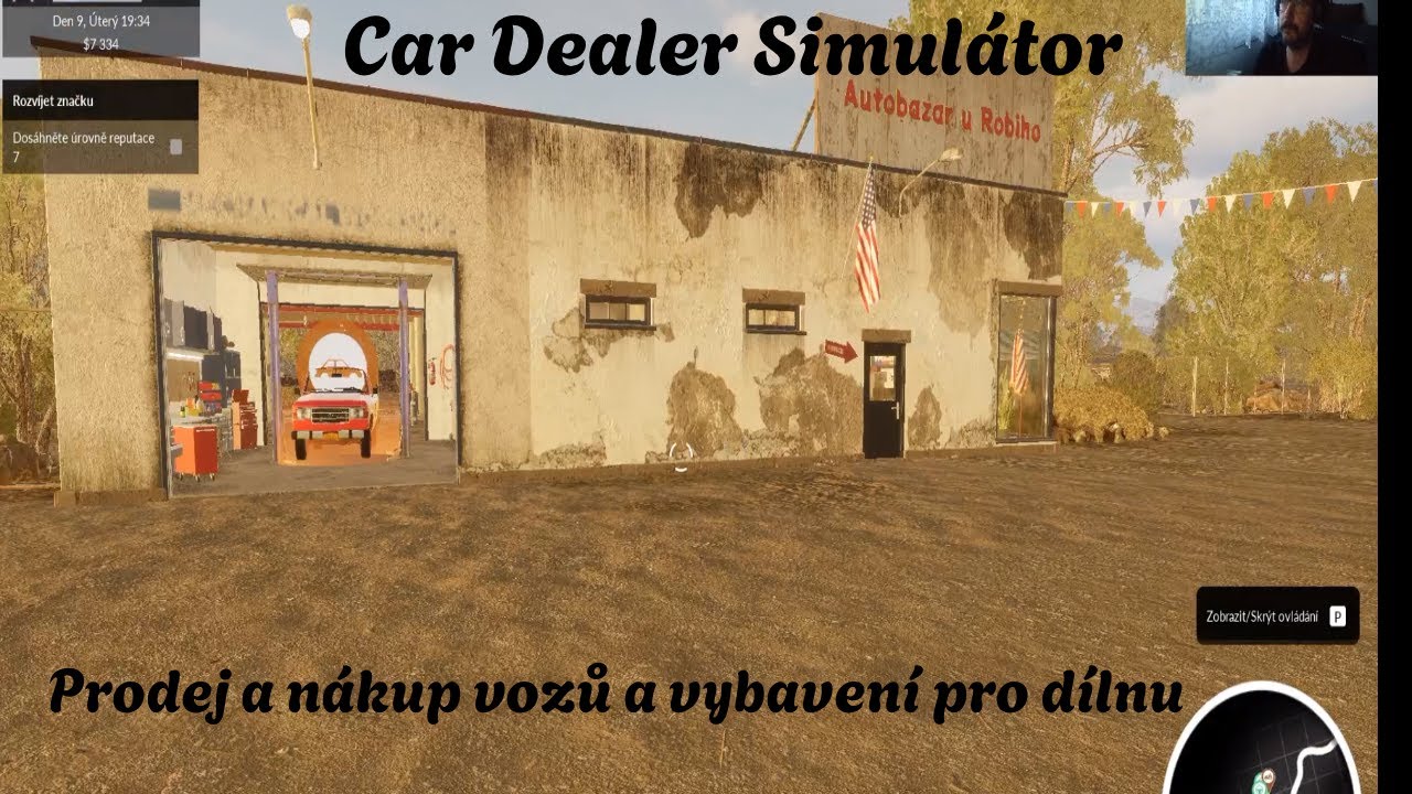 Car Dealer Simulator  Gameplay CZ/SK #11 – Prodej, nový vůz a vybavení do dílny