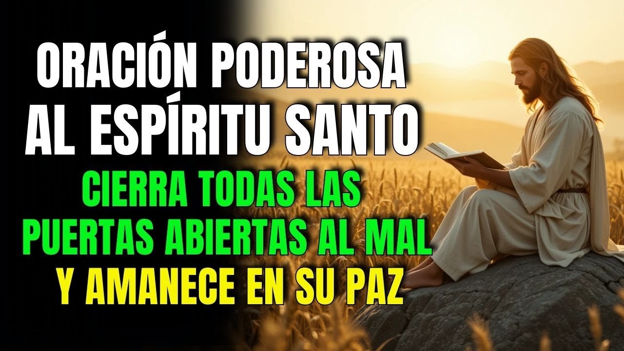 Oración Poderosa del Espíritu Santo para Protegerse del Mal