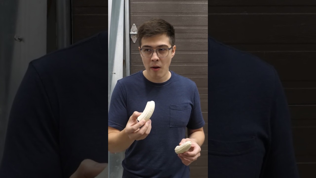 Freeze dried banana is weird