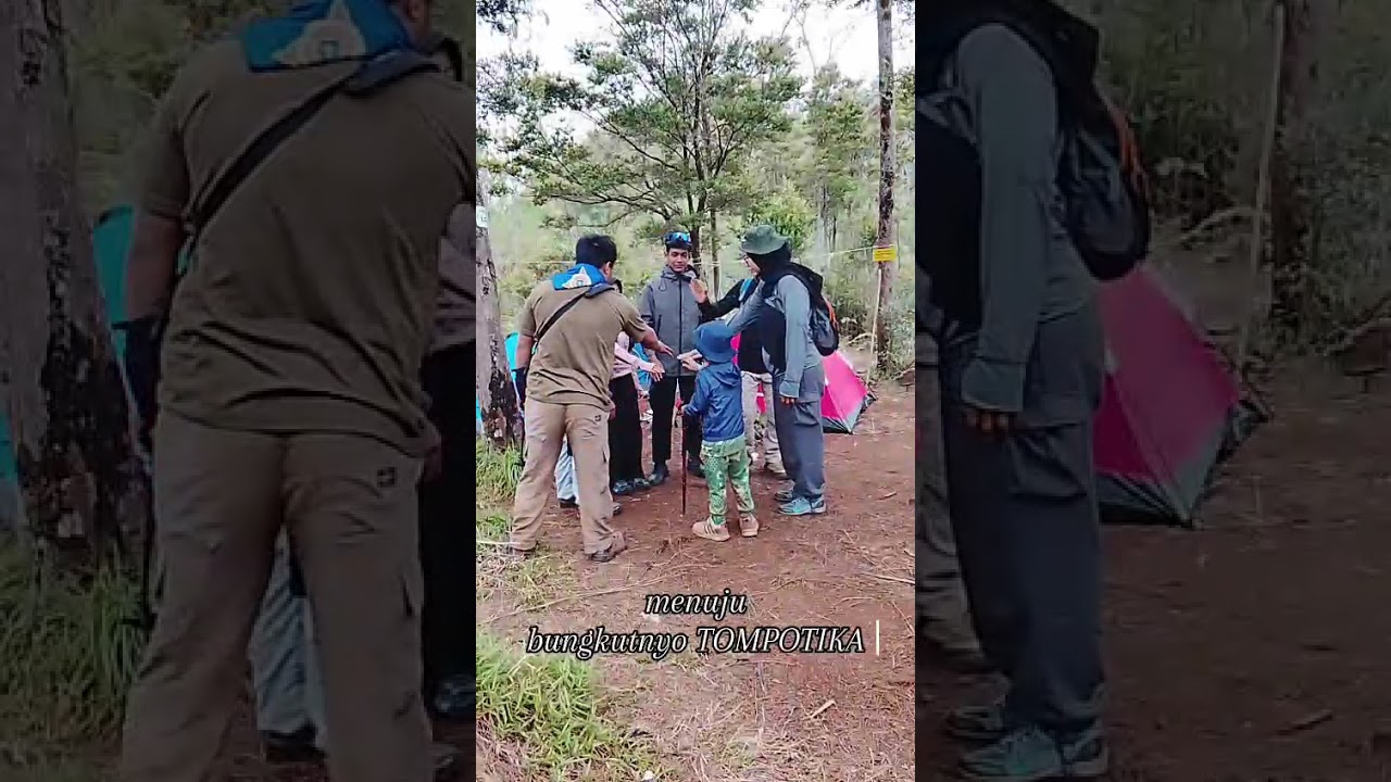 Pendakian gunung tompotika bersama bocah 5 tahun