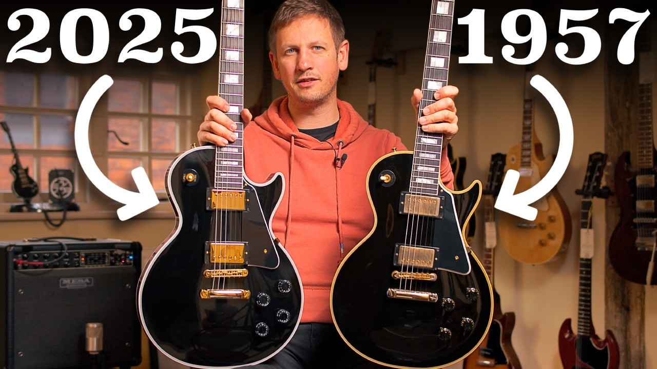 Королевская битва Gibson: переиздание 57-го года против современного Les Paul Custom