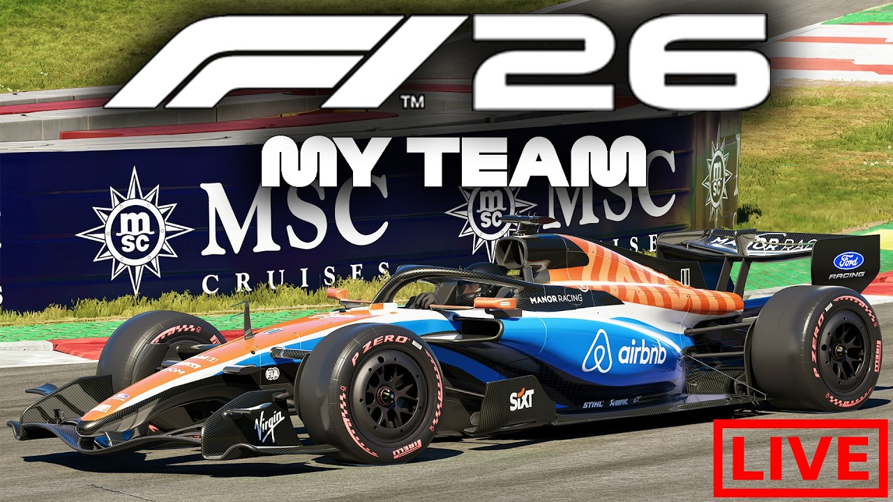 🔴 LIVE! F1 26 100% MY TEAM! Manor GP take on China!