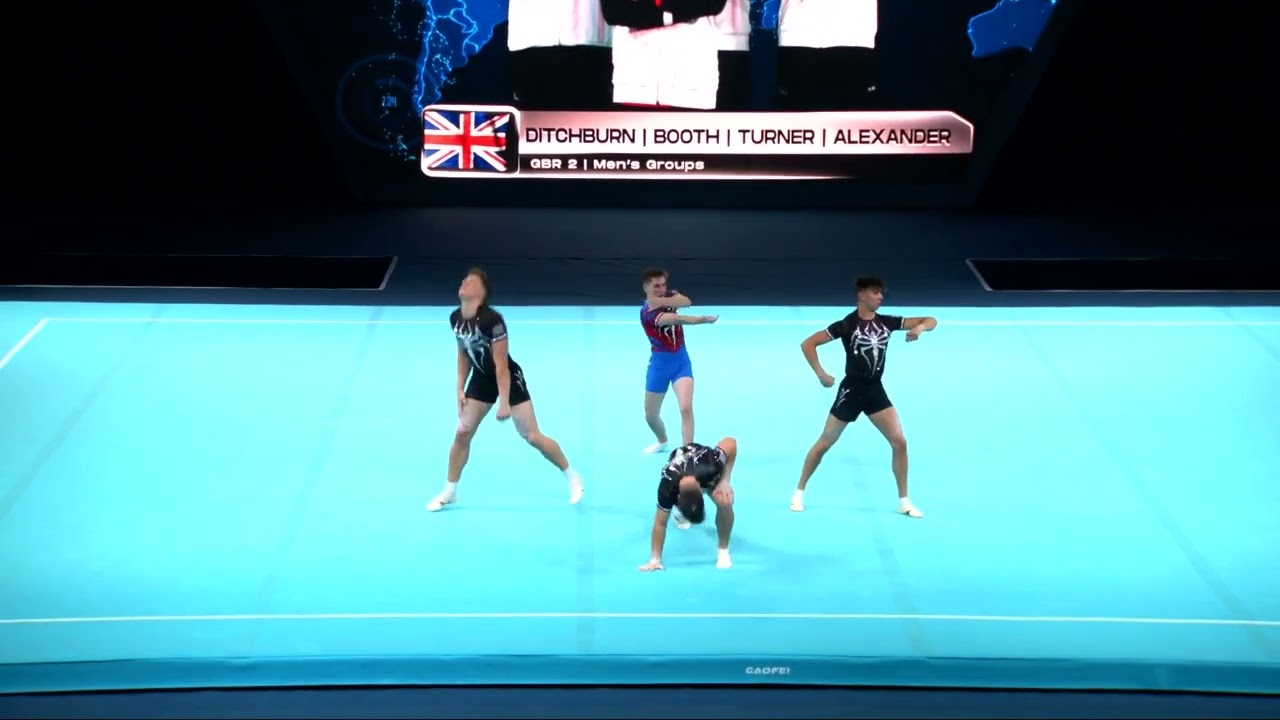Great Britain 2 (GBR) - 2024 Acrobatic Worlds, Guimaraes (POR) Balance Qualification  Men's Group