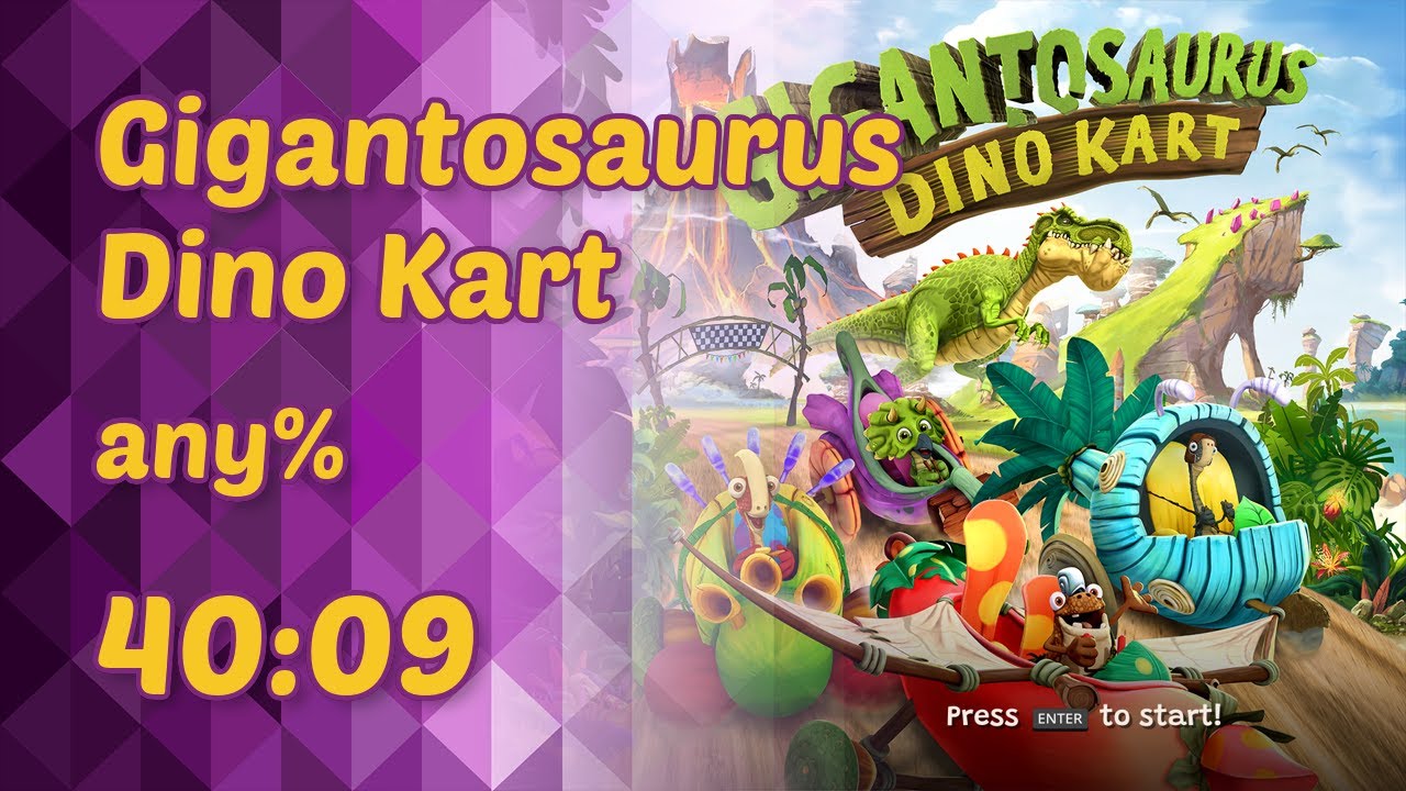 Gigantosaurus Dino Kart in 40:09 [WR]