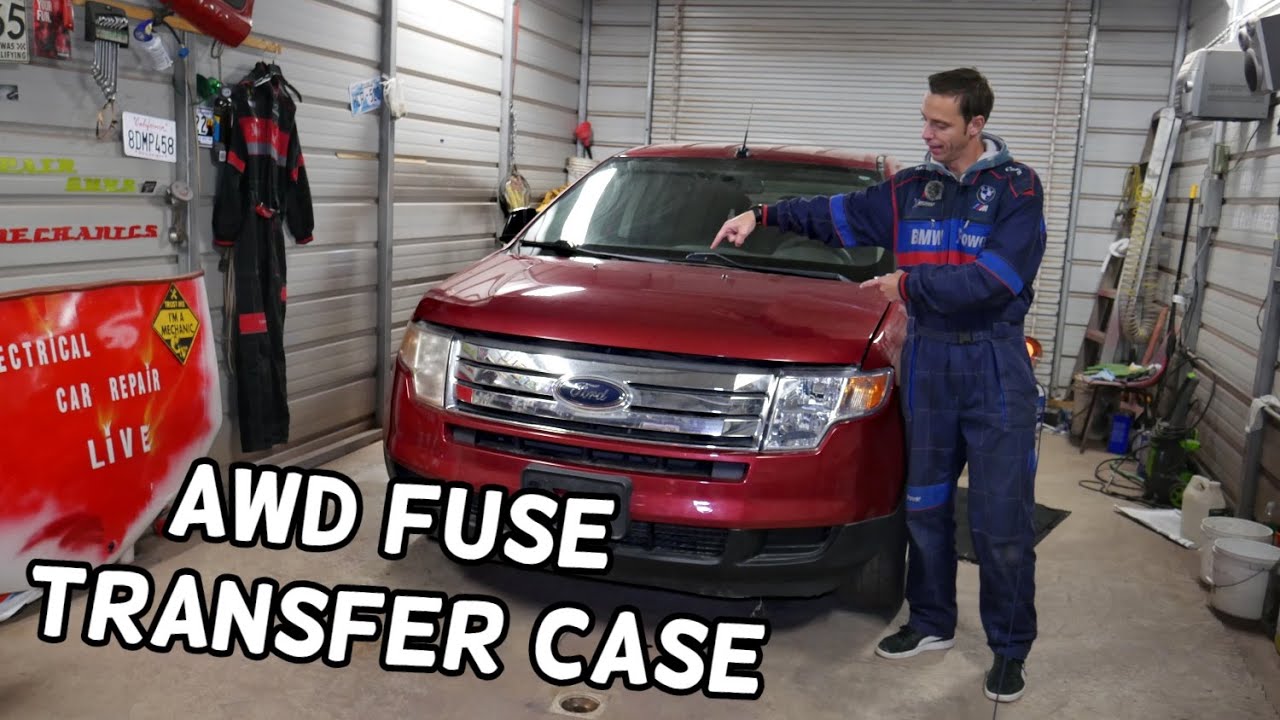 FORD EDGE AWD ALL WHEEL DRIVE FUSE LOCATION REPLACEMENT. TRANSFER CASE FUSE