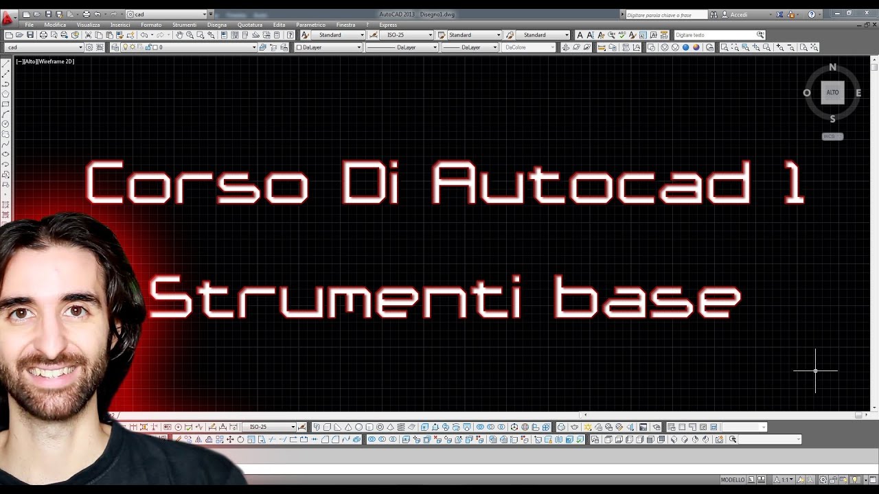 Corso di AutoCAD - 1 - Prendere confidenza con gli Strumenti Base