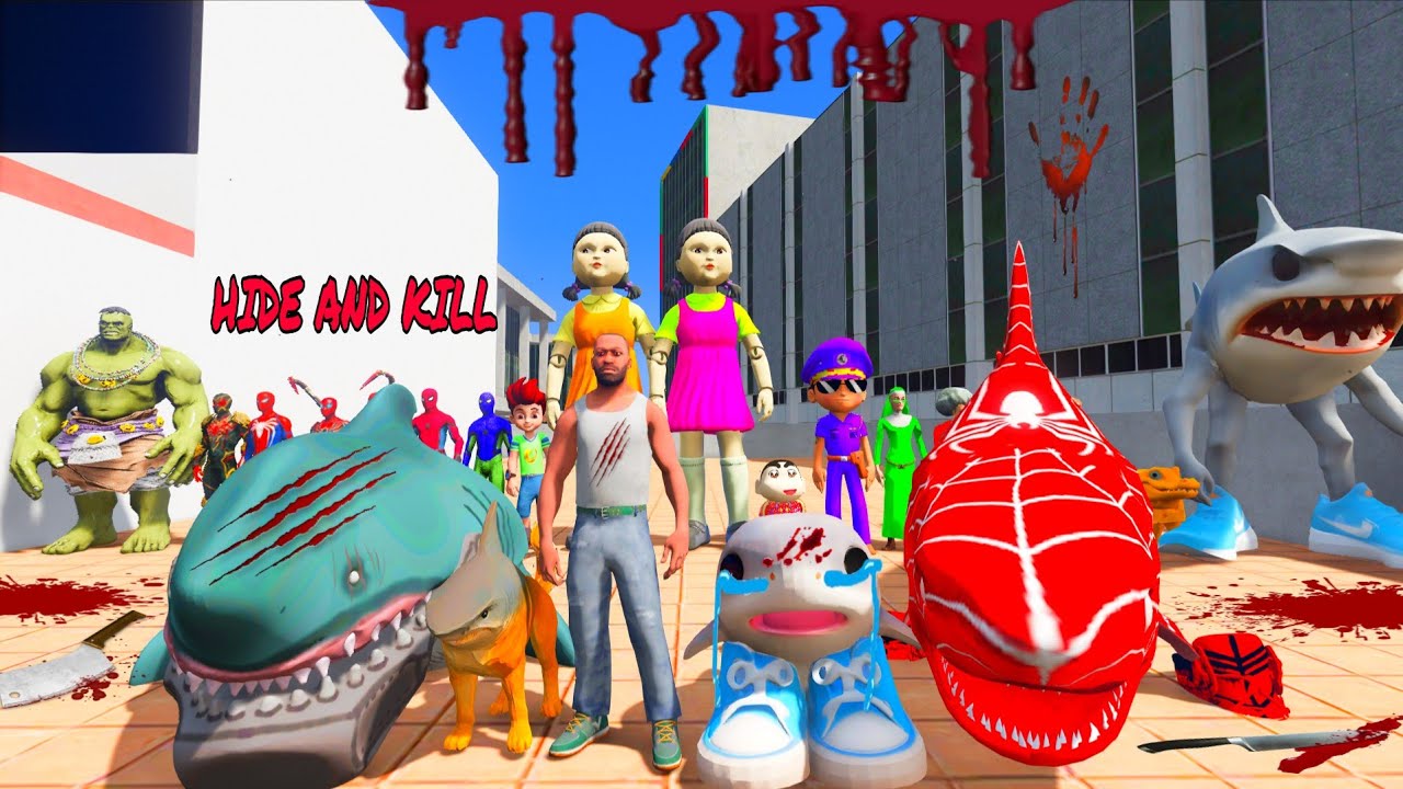 FRANKLIN PLAY HIDE AND KILL IN INDIAN BIKE DRIVING 3D