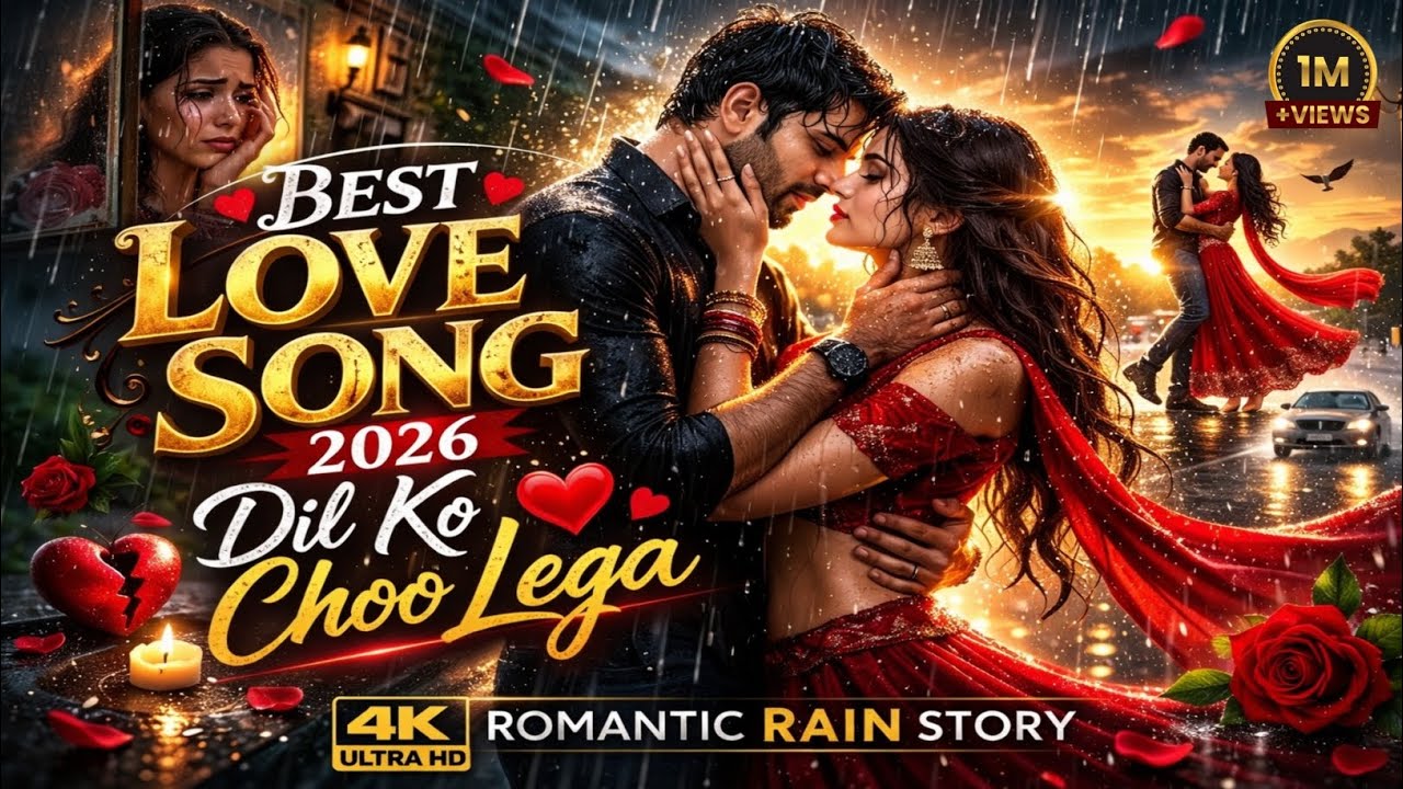 Best Love Video Song Hindi Bollywood ❤️ | Yeh Gaana Dil Chhoo Lega | Romantic Rain Love Story 4K