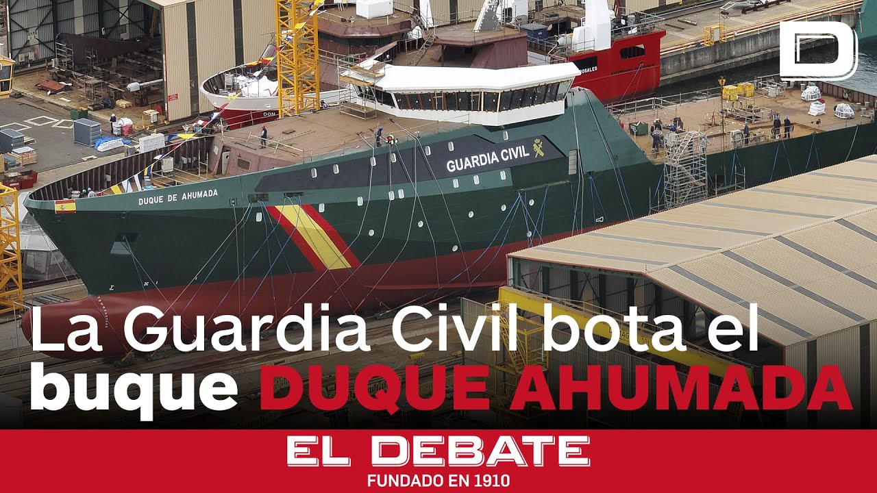 El puerto de Vigo es testigo de  la botadura del nuevo buque oce&aacute;nico Duque de Ahumada