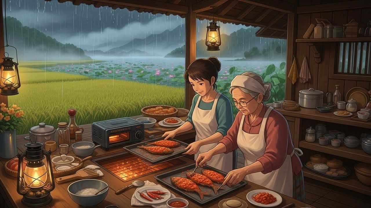 &ldquo;Rainy Lakeside Life | ASMR Ghibli Vibes&rdquo;   #GhibliStyle #CozyASMR #calmvideo #relaxinganimation