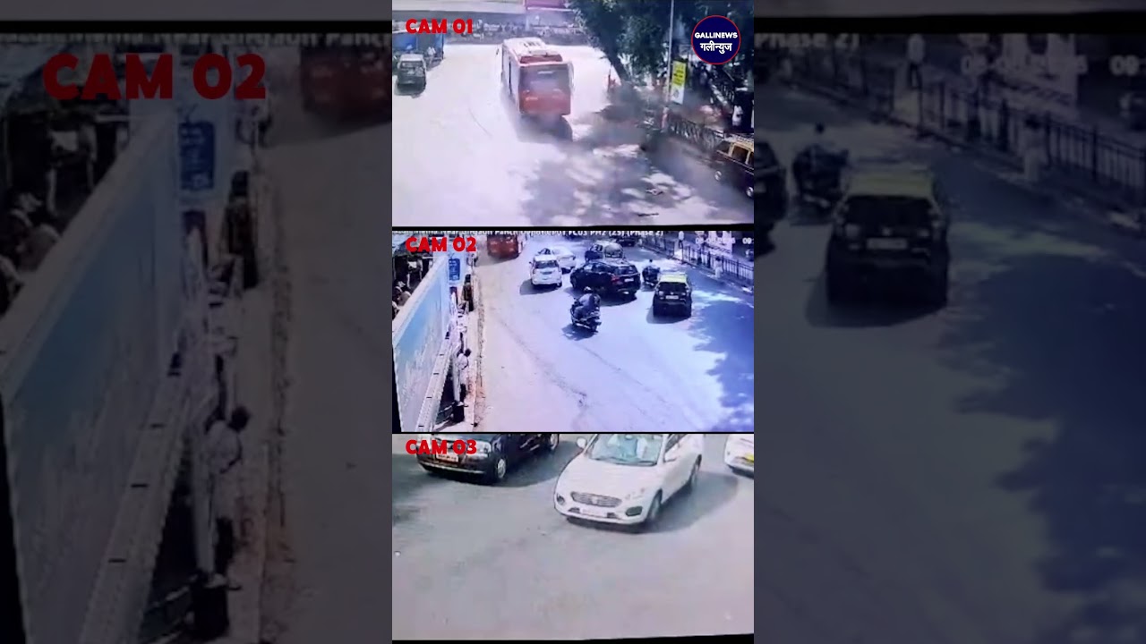 Dadar BEST Bus Haadse Ka CCTV Aaya Samne