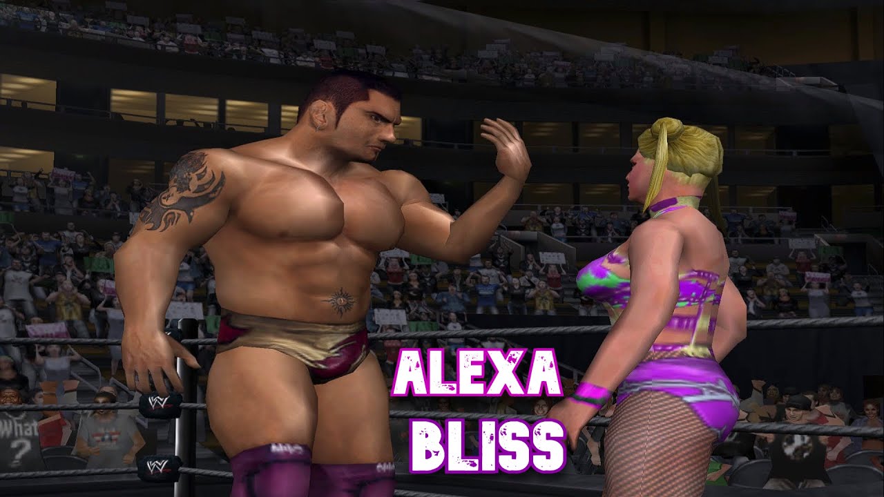 Batista vs. Alexa Bliss | Bad Blood | TITLE Match | Intergender | WWE SD! Here Comes the Pain