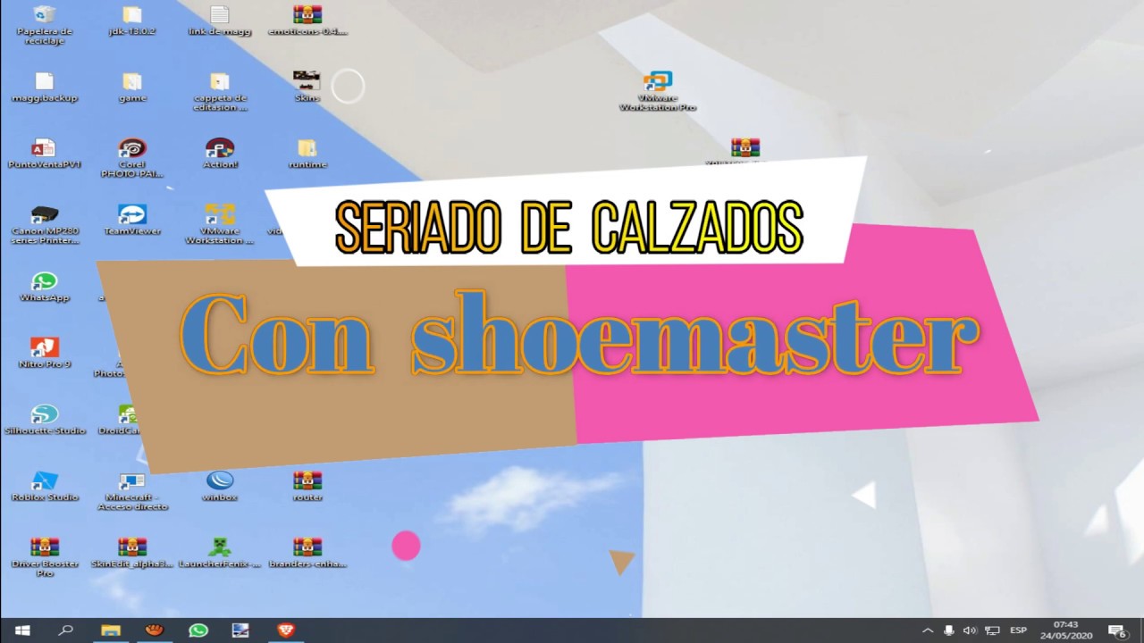 seriado o escalado de calzados con shoemaster