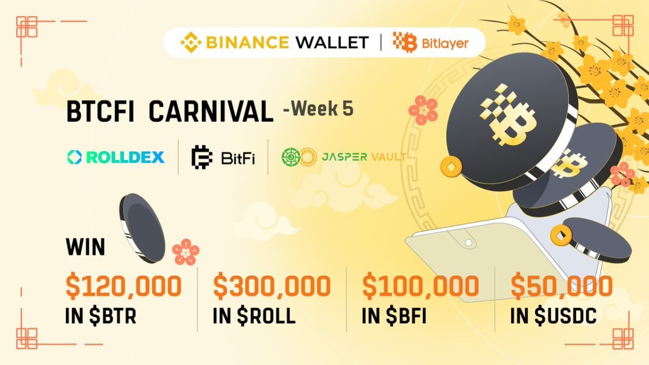 Binance Wallet x Bitlayer BTCFI Carnival&mdash;Week 5: Complete the Task To share $570,000 Token PrizePool