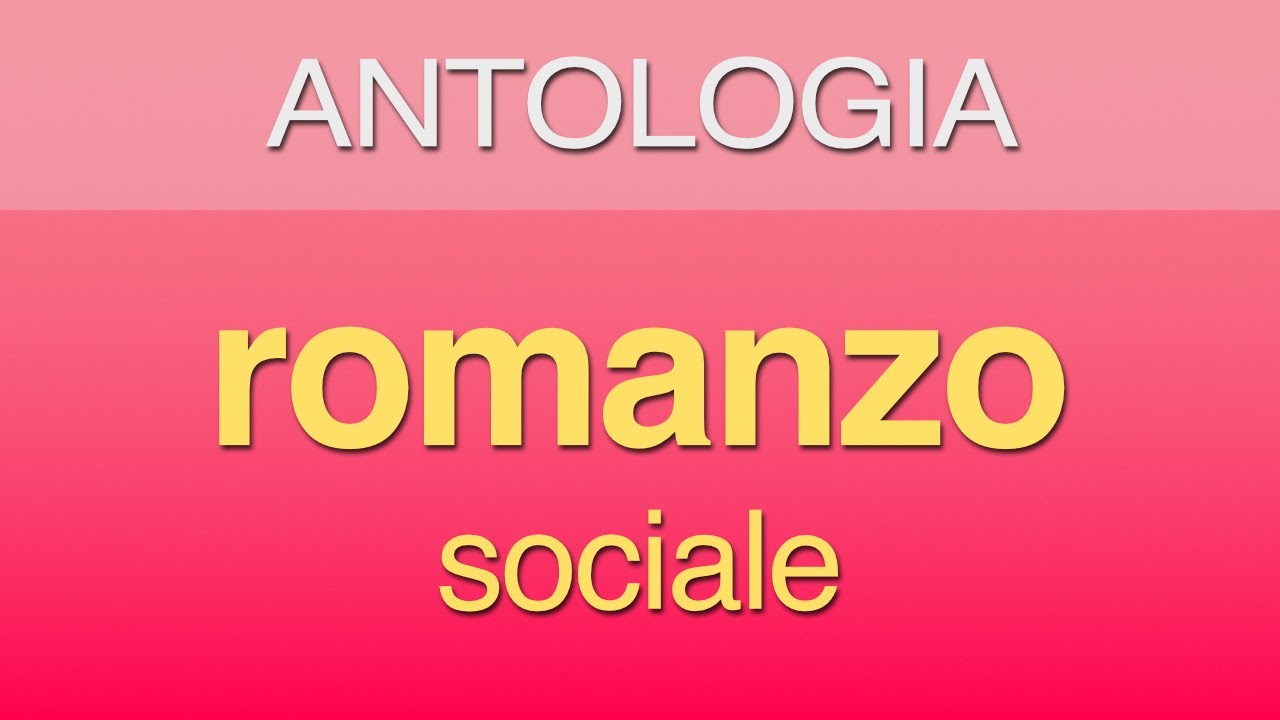 Romanzo sociale