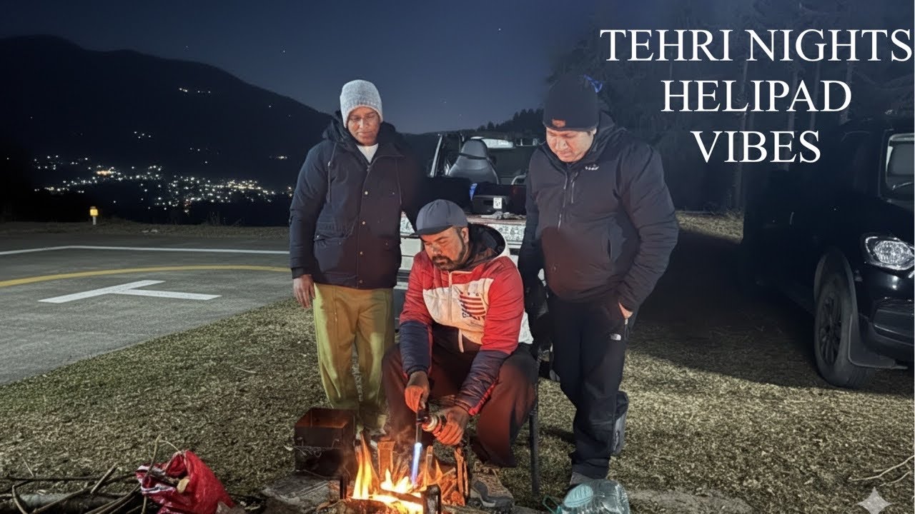 “WOW” हेलीपैड पर कैंपिंग 🥰 #camping  #Shorts #Utrakhand #harshil 