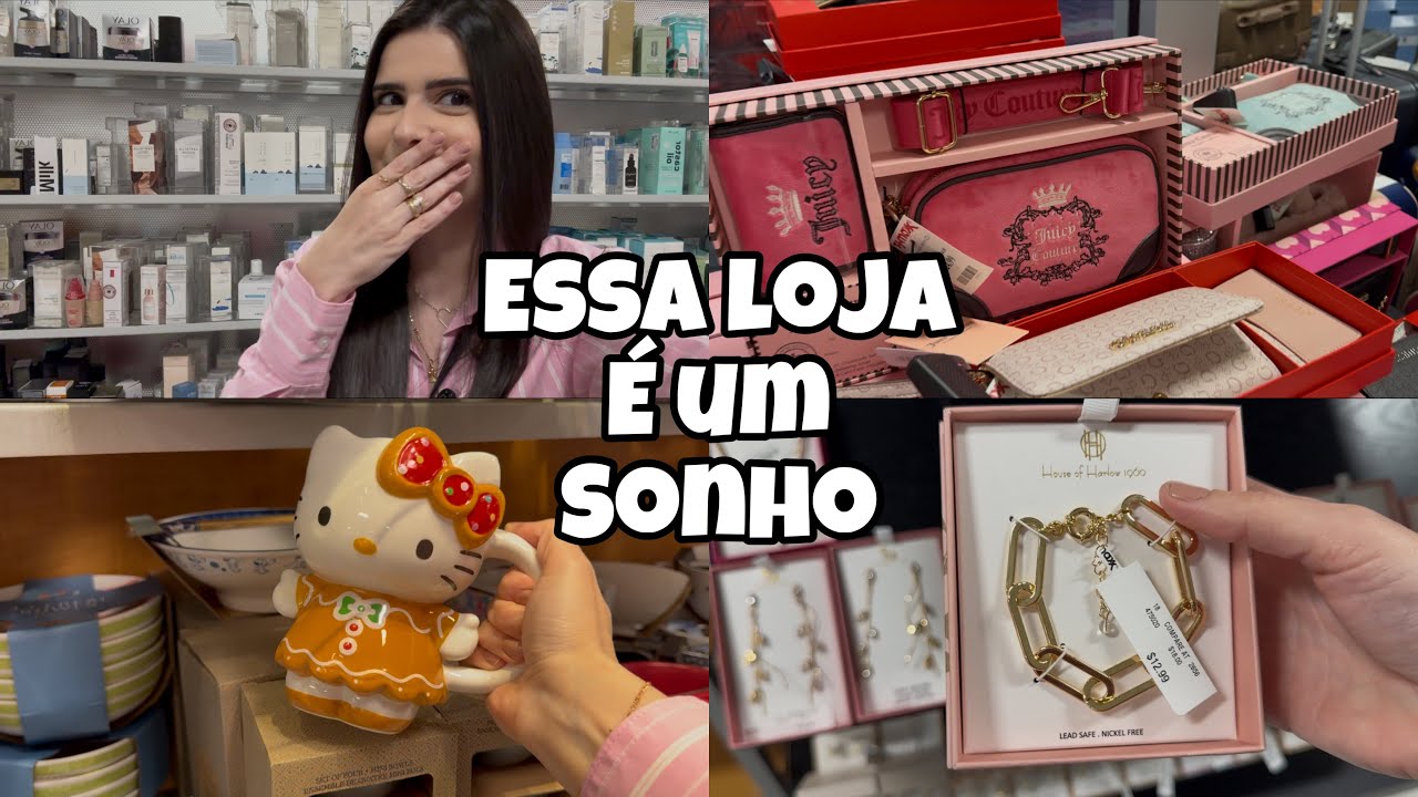 COMPRAS NA TJ MAXX DOS EUA | OS MELHORES KITS DE PRESENTES TEM AQUI