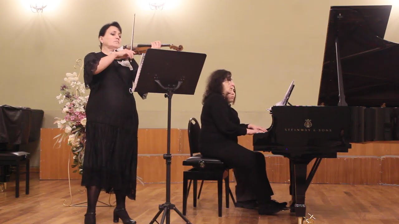 Maurice Ravel - Tzigane, violin - Maia Janjgava, piano - Manana Gotsiridze